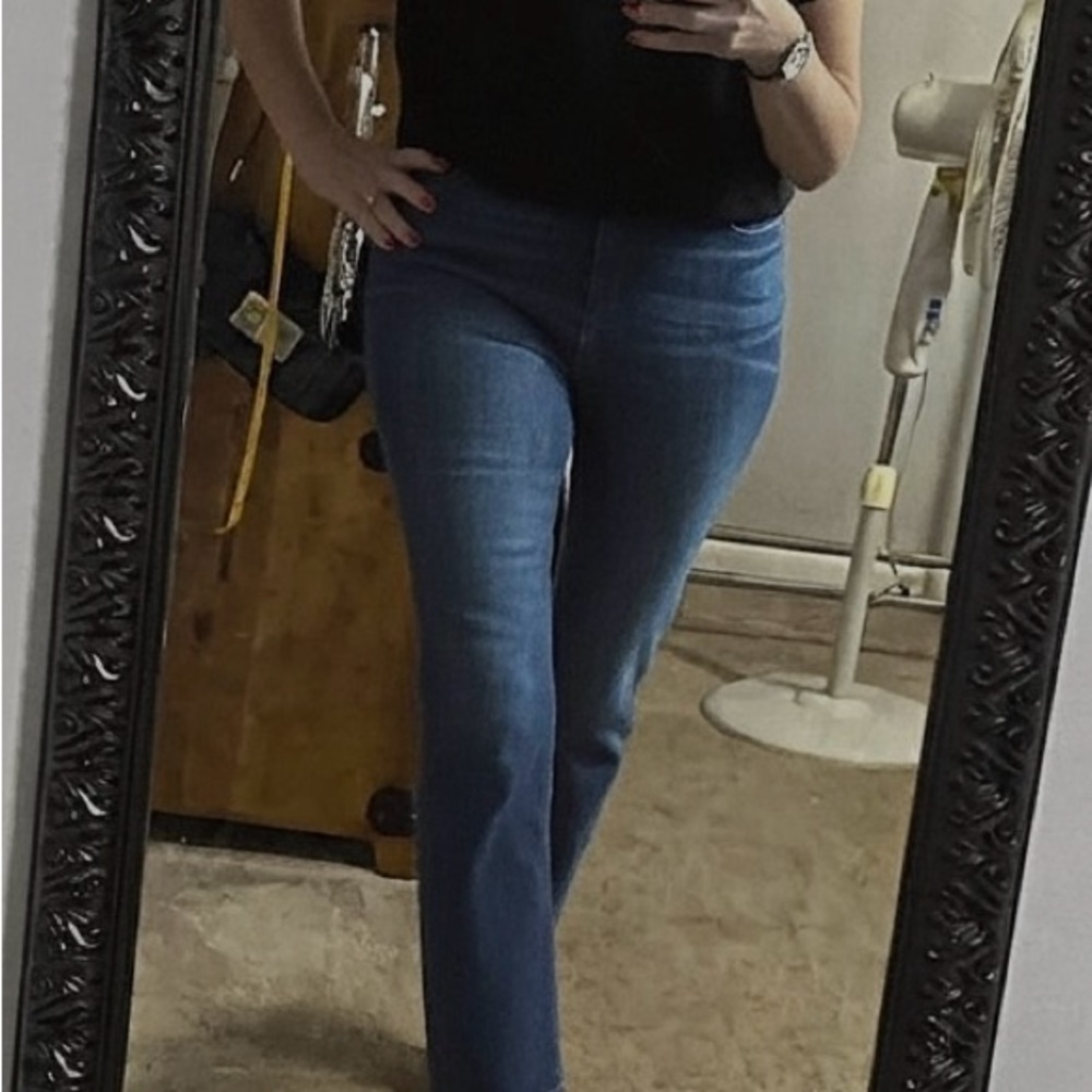 Chico's so lifting jeans 30" size 1 8/10 5 pocket stretch